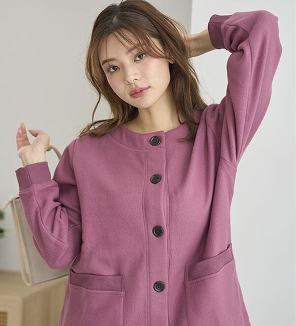 BELLUNA（ベルーナ）の「毎日着られる！快適フリースジャケット（セットアップ）」｜詳細画像