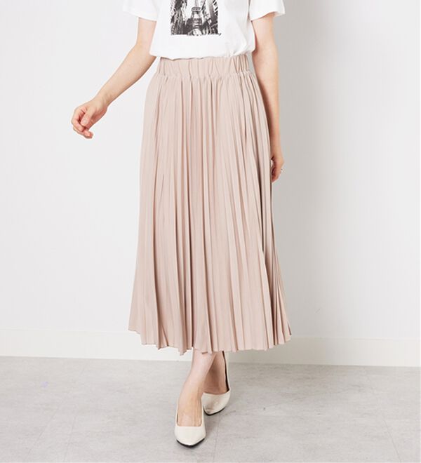 BELLUNA（ベルーナ）の「洗っても形が崩れにくい！プリーツスカート（ロングスカート）」｜詳細画像