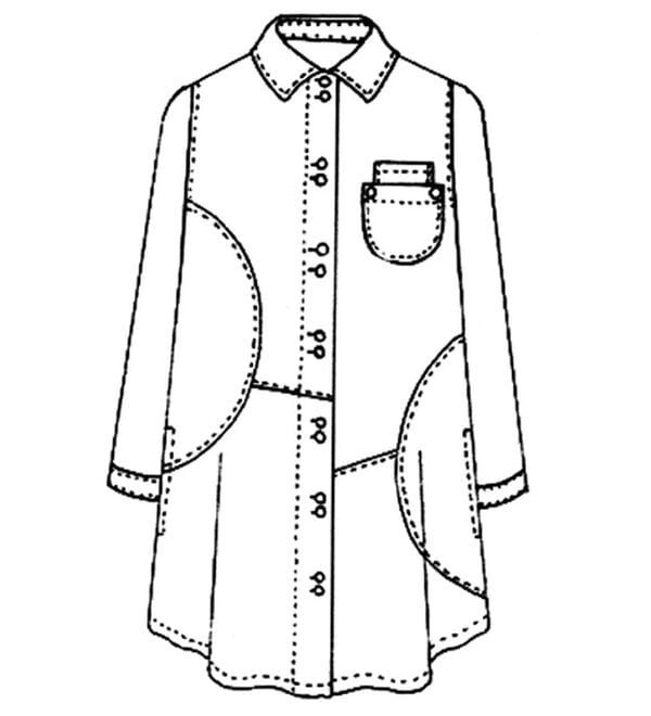 BELLUNA（ベルーナ）の「綿１００％ガーゼ調切替デザインジャケット（その他ジャケット）」｜詳細画像
