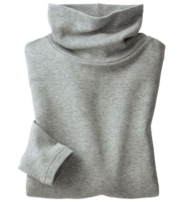 「【５色組】吸湿発熱　素肌よろこぶ綿１００％タートルネックインナー（肌着・インナーウェア）」｜詳細画像