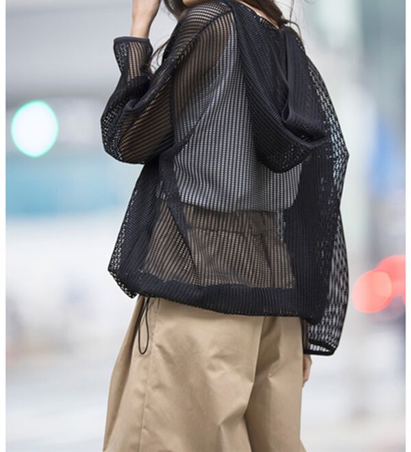 ゆるっとメッシュ素材アノラックパーカー - ベルーナ【公式】