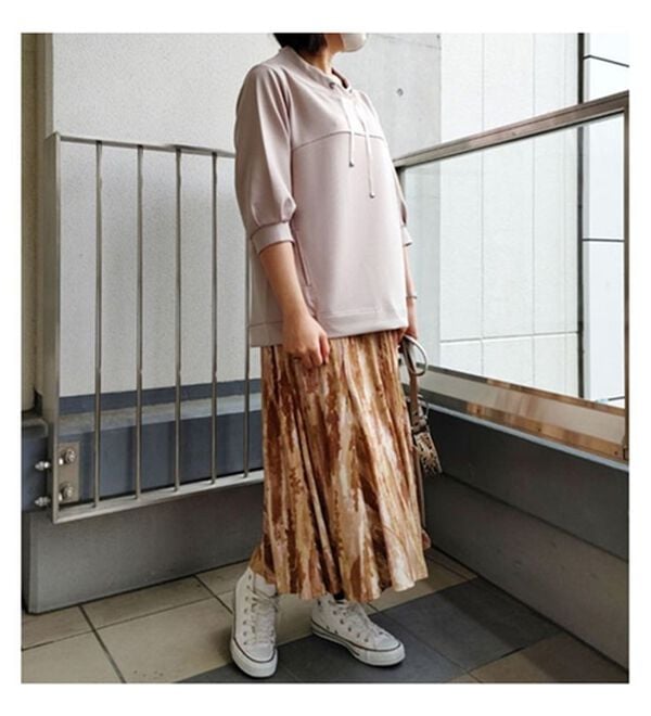 BELLUNA（ベルーナ）の「裾切替デザインフレアースカート（ひざ丈スカート）」｜詳細画像