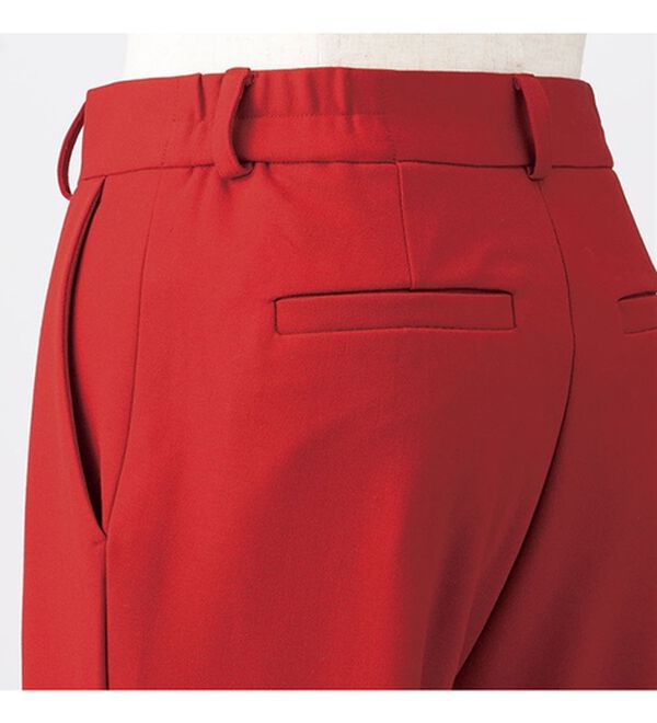 VINNO（ヴィノ）の「ソフトサーモ混裏起毛ストレッチセミフレアーパンツ（フルレングスパンツ）」｜詳細画像