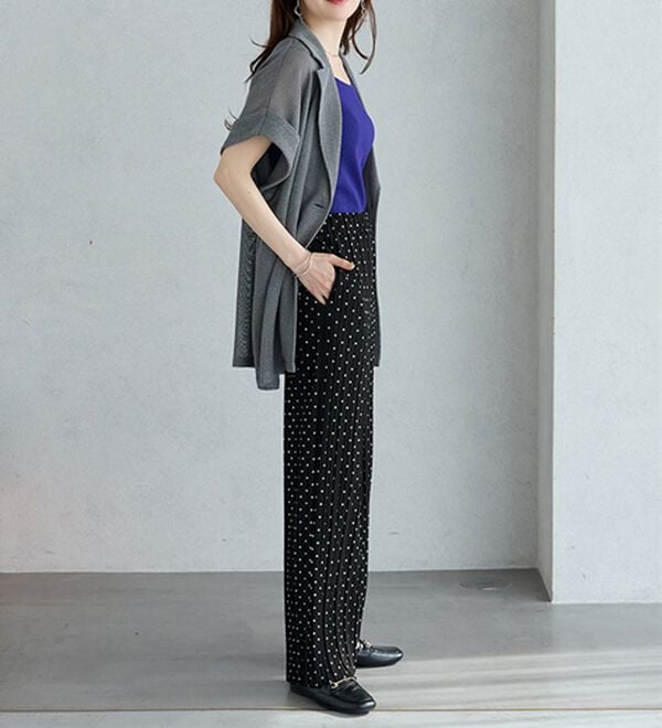 GeeRA（ジーラ）の「【スッキリ細見え】イージー美脚パンツ（フルレングスパンツ）」｜詳細画像