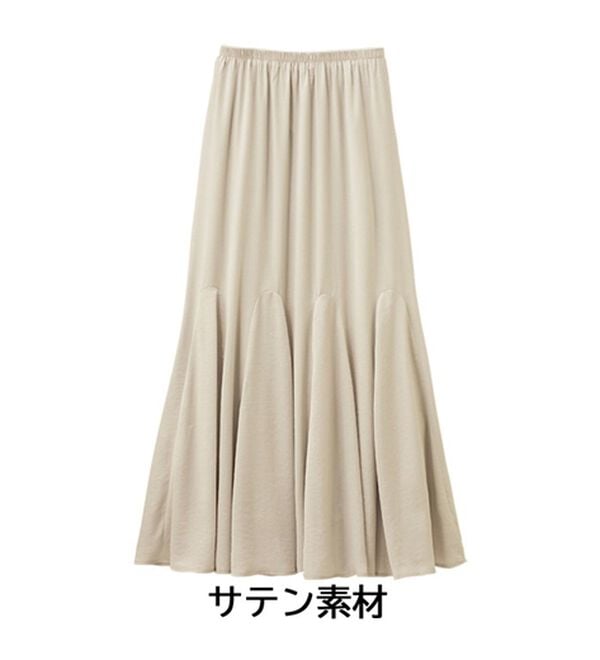GeeRA（ジーラ）の「切替フレアーロングスカート（ロングスカート）」｜詳細画像