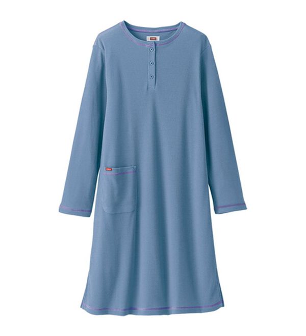 BELLUNA（ベルーナ）の「【ＥＤＷＩＮ】パンツ付ワッフル素材ワンピースルームウェア（パジャマ・ルームウェア）」｜詳細画像