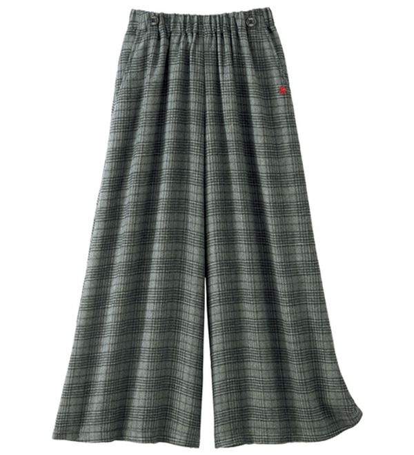 ルフラン（ルフラン）の「【２本組】【ＰＯＬＯ　ＢＣＳ】チェック柄スカーチョ（ワイドパンツ・ガウチョ）」｜詳細画像