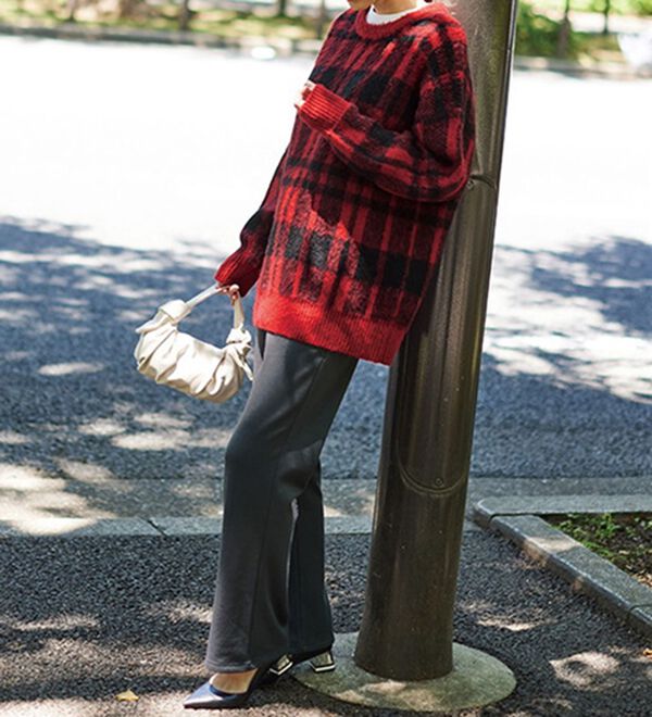 RANAN（ラナン）の「裏起毛！セミワイドパンツ（ワイドパンツ・ガウチョ）」｜詳細画像