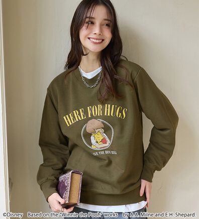 BELLUNA（ベルーナ）の「＜Ｄｉｓｎｅｙ＞【プー】プリント裏起毛トレーナー（トレーナー・スウェット）」
