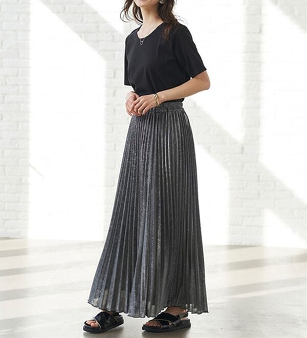 RANAN（ラナン）の「＜BC＞綿100％ひんやりラウンドヘムプルオーバー（カットソー）」｜詳細画像