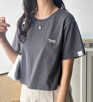 GeeRA（ジーラ）の「GeeRA別注【ＰＥＮＮＥＹＳ】接触冷感ショートＴシャツ（Tシャツ）」｜チャコール