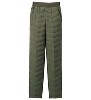 ルフラン（ルフラン）の「着ぶくれ知らず！美ダウンパンツ（その他パンツ）」｜カーキ