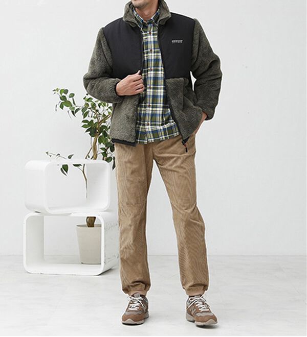 「＜バイロフト（Ｒ）＞カシミヤタッチネルシャツ（メンズシャツ）」｜詳細画像