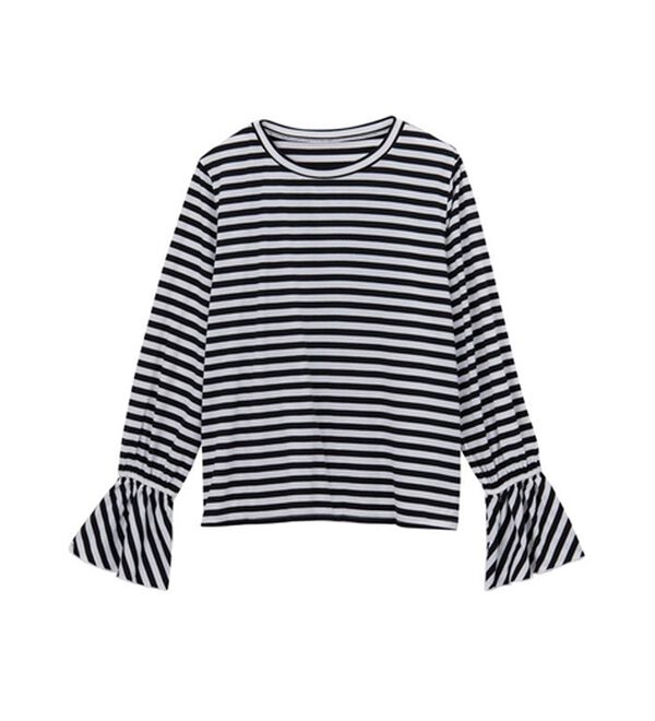 GeeRA（ジーラ）の「ベルスリーブカットソー（カットソー）」｜詳細画像