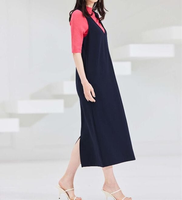 RANAN（ラナン）の「【選べる2丈】細見えが叶うジャンパースカート（ジャンパースカート）」｜詳細画像