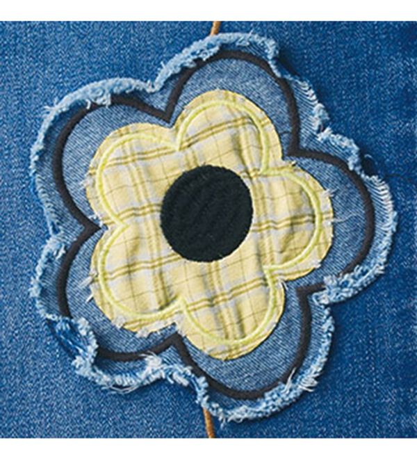 ルフラン（ルフラン）の「裏起毛刺しゅうデニム＜ポリシア＞（その他パンツ）」｜詳細画像