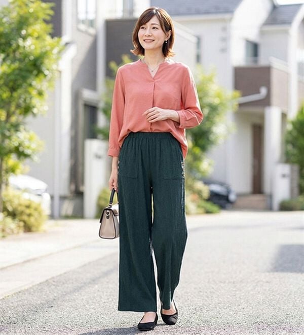 ルフラン（ルフラン）の「【３本組】抗菌防臭ラクちんイージーパンツ（その他パンツ）」｜詳細画像