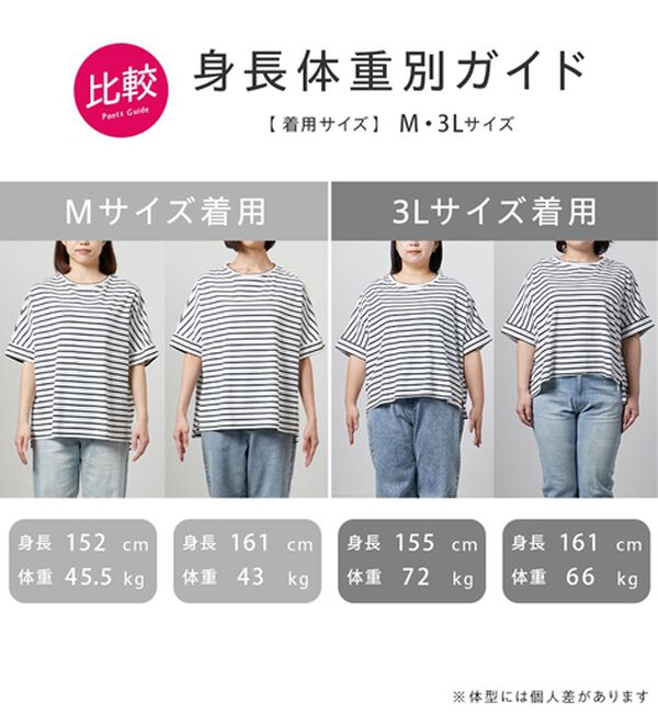 BELLUNA（ベルーナ）の「大人顔サマ見えゆったりＴシャツ（Tシャツ）」｜詳細画像