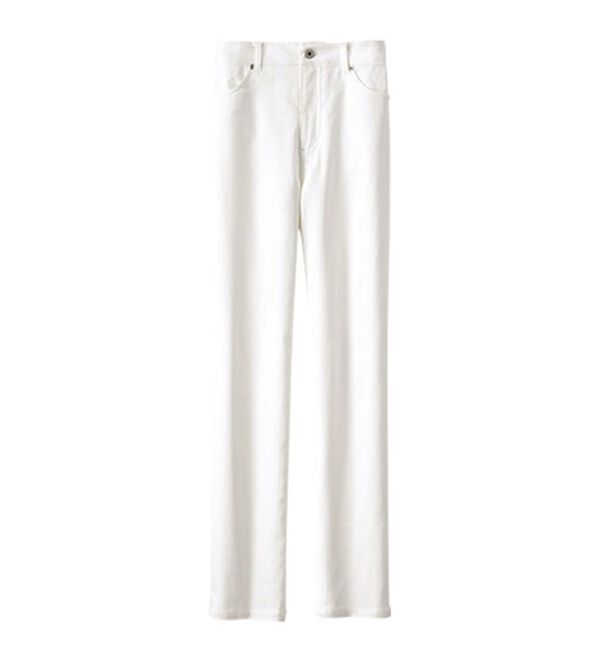 BELLUNA（ベルーナ）の「サラリ速乾！綿サテンストレッチカラーパンツ（フルレングスパンツ）」｜詳細画像