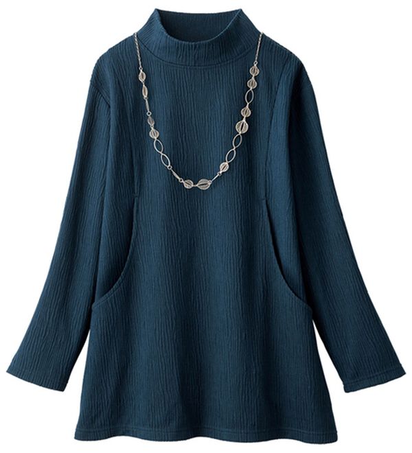 ルフラン（ルフラン）の「【４色組】ポケット付ジャカードチュニック（チュニック）」｜詳細画像