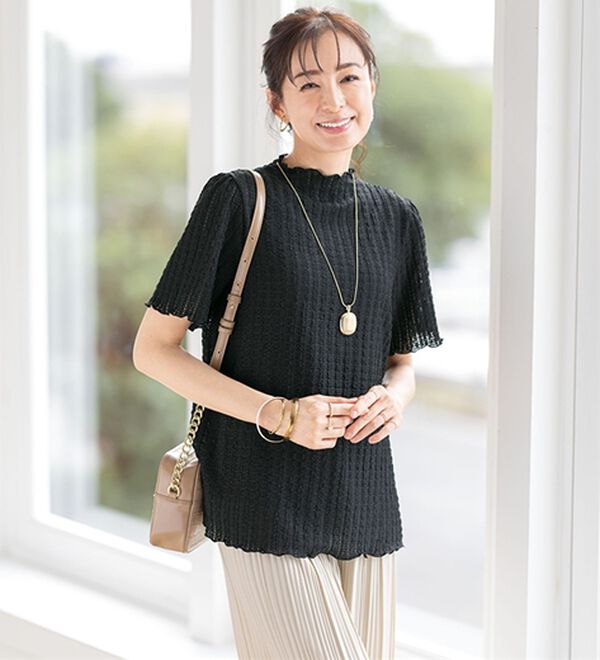 ルフラン（ルフラン）の「【３枚組】普段も行事も！ジャカードレースブラウス（ブラウス）」｜詳細画像