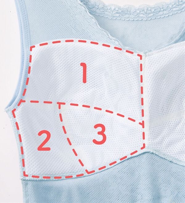 「【４色組】猛暑を乗り切る！メッシュブラキャミ（肌着・インナーウェア）」｜詳細画像