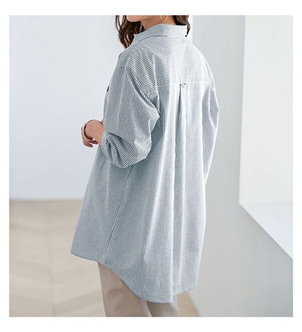 BELLUNA（ベルーナ）の「＜Ｗｉｌｓｏｎ＞コットンオックスビッグシャツ（シャツ）」｜詳細画像