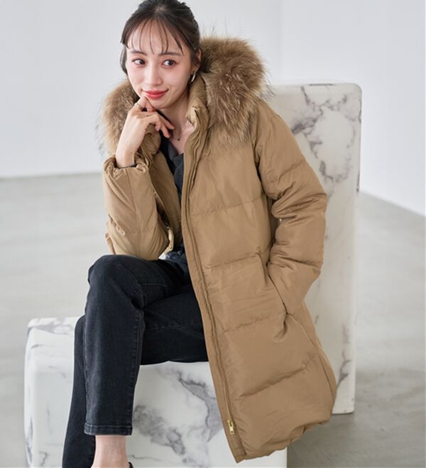 RANAN（ラナン）の「リアルファー付ダウンコート（ダウンコート・ジャケット・ベスト）」｜詳細画像
