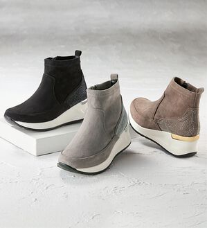 BELLUNA（ベルーナ）の「４Ｅ厚底ビジュー使いストレッチブーツ（ブーツ）」｜詳細画像