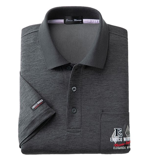 「７ＤＡＹＳブランドポロシャツ（メンズポロシャツ）」｜杢グレー