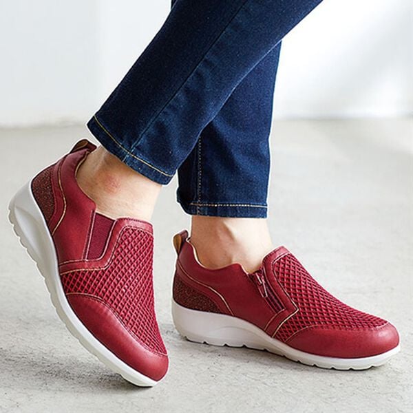 BELLUNA（ベルーナ）の「５Ｅメッシュ使いスリッポンシューズ（スリッポン）」｜詳細画像