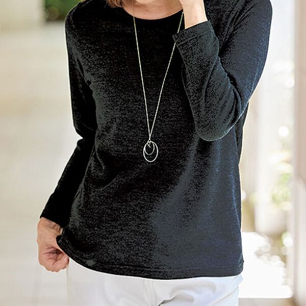 BELLUNA（ベルーナ）の「花柄プリントベストチュニックアンサンブル（チュニック）」｜詳細画像