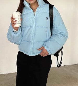 RANAN（ラナン）の「＜U.S.POLO ASSN.＞中綿ショートブルゾン（ブルゾン）」｜ブルー