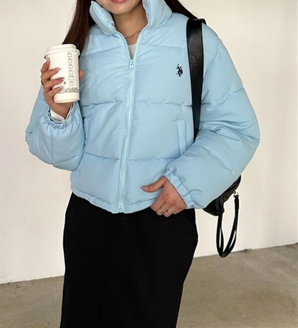 RANAN（ラナン）の「＜U.S.POLO ASSN.＞中綿ショートブルゾン（ブルゾン）」｜ブルー