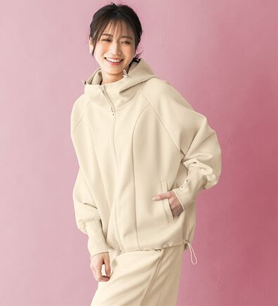 BELLUNA（ベルーナ）の「【ＳＭＡＲＴ　ＥＣＯ　ＪＥＲＳＥＹ】ダブルジップ切替パーカー（パーカー）」