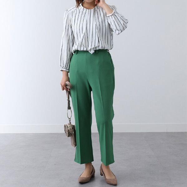 BELLUNA（ベルーナ）の「ツイル素材ボウタイデザインブラウス（ブラウス）」｜詳細画像