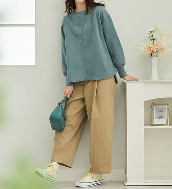 BELLUNA（ベルーナ）の「あったかキレイ！大人のこだわりトレーナー（トレーナー・スウェット）」｜詳細画像