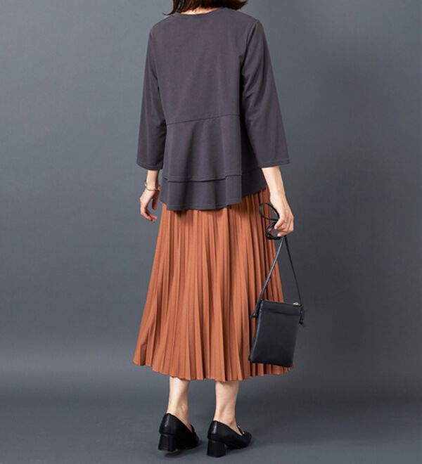 BELLUNA（ベルーナ）の「美人顔バックフレアーブラウス（ブラウス）」｜詳細画像