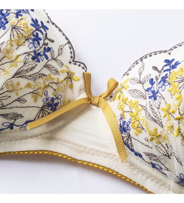 YU'NOW（ユナウ）の「ぷるるん谷間のノンワイヤーブラ＆ショーツ（ブラジャー＆ショーツセット）」｜詳細画像