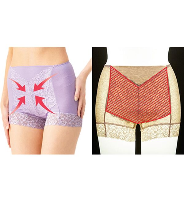 LAVIENNE（ラヴィエンヌ）の「旅のお供にこれ１枚！お腹スッキリ安心ショーツ　単品（安心ショーツ）」｜詳細画像