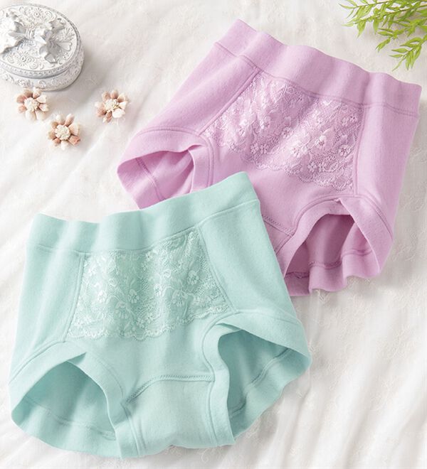 「【１０色組】綿１００％椿オイル加工の安心ショーツ（安心ショーツ）」｜詳細画像