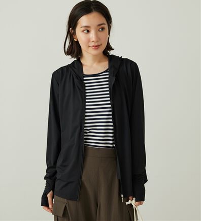 BELLUNA（ベルーナ）の「【接触冷感/UV対策/軽量】ヒンヤリ＆UV対策軽量パーカー（パーカー）」