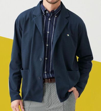 「＜アーノルド　パーマー＞ミラノリブカーディガンジャケット（メンズカーディガン）」