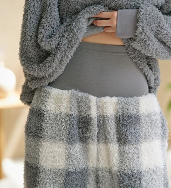 YU'NOW（ユナウ）の「モールニット風ハラマキパジャマ（パジャマ・ルームウェア）」｜詳細画像