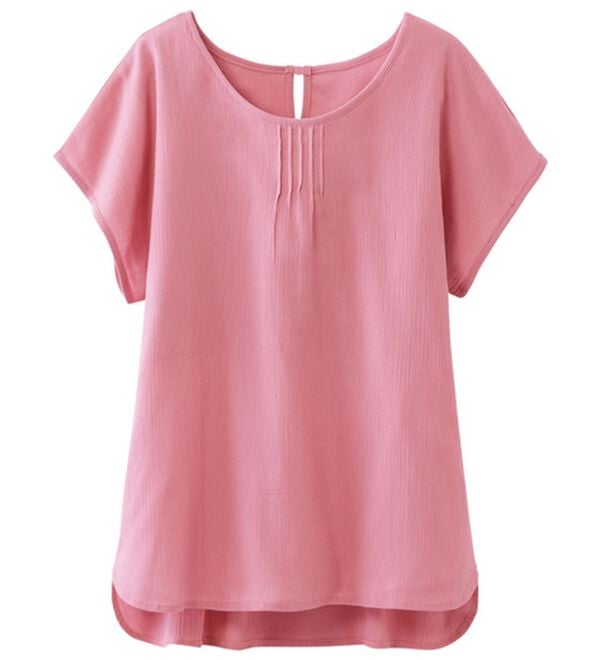 「サラッと涼しい楊柳プルオーバー（パジャマ・ルームウェア）」｜詳細画像