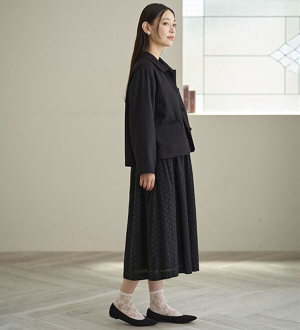 BELLUNA（ベルーナ）の「サークルレースタック使いゆったりワンピース（その他ワンピース）」｜詳細画像