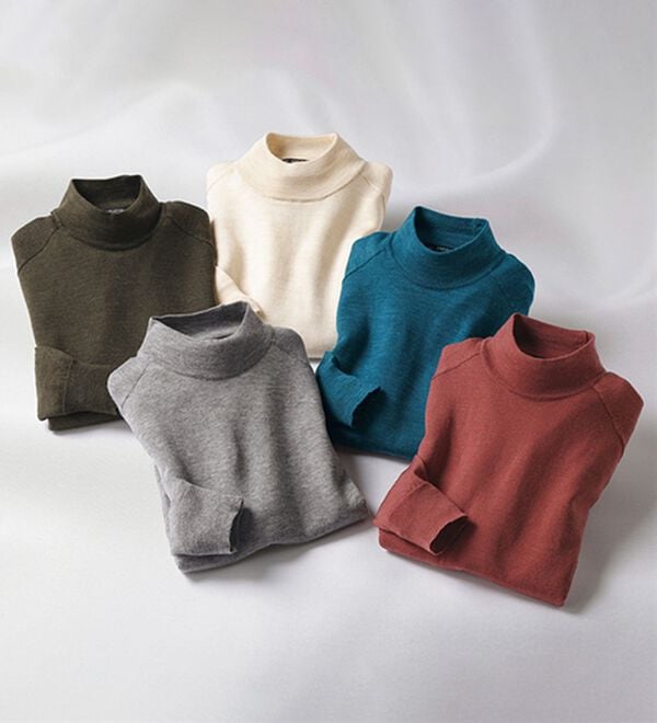 「＜コムルヴァン・オム＞メリノの自信！洗練ハイネック（メンズニット・セーター）」｜詳細画像