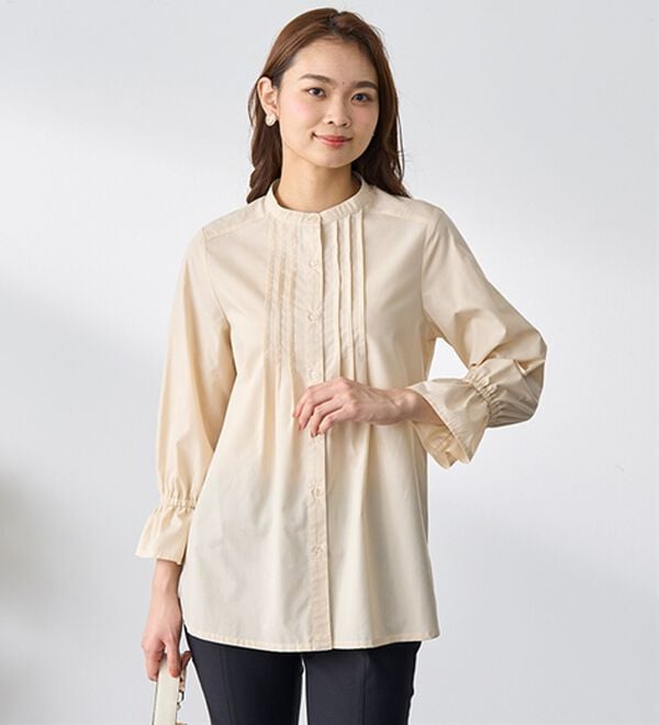 BELLUNA（ベルーナ）の「綿混素材春色ブラウス（ブラウス）」｜詳細画像