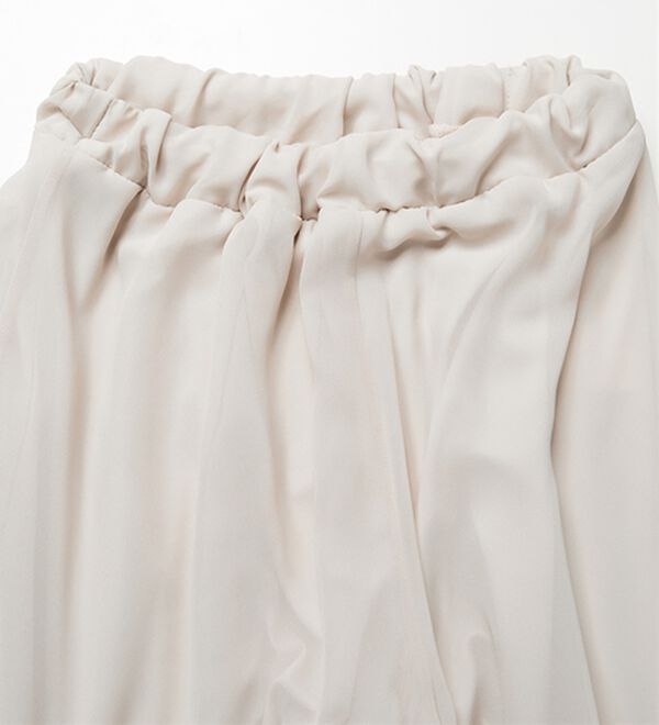 RANAN（ラナン）の「ひんやり！サイドスリットシフォンパンツ（フルレングスパンツ）」｜詳細画像