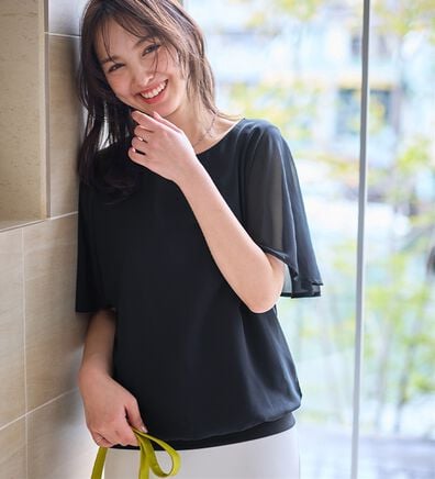 alotta（アロッタ）の「インナー付きドルマンブラウス（ブラウス）」